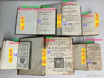 1600 - 1700 veľmi staré knihy - 7