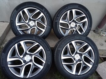 Citroen 17"4x108..215/55 R17 .. snímače originál hliníkové - 7