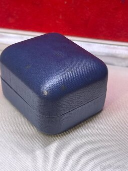 zlaty dámsky prsteň Český granát - 7