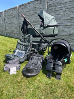 Easywalker Jimmey Pine Green SET + autosedačka Cybex - 7
