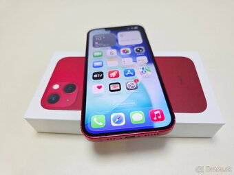 APPLE IPHONE 13 128 GB RED EDITION,BATERKA 100% - 7