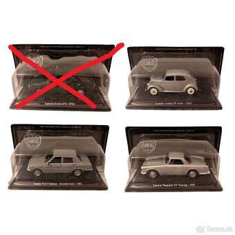 Zberateľské kovové modely Lancia v mierke 1:43 - 7