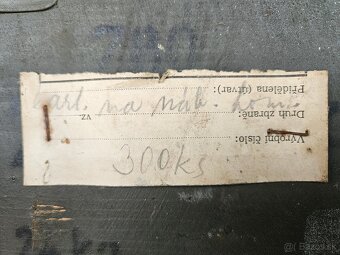 Vojenska drevena krabica bedňa 6. - 7