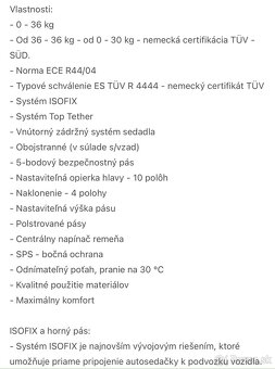 Autosedačka Summer Baby Bari SPS ISOFIX 360 - 7