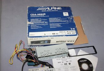 autorádio Apline  CDE-9884R  RDS MP3/WMA/AAC s CD prijimač - 7