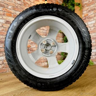 Alu R16 4x108 orig. PEUGEOT + ako nové zimné 205/60R16 - 7