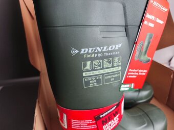 Gumáky Dunlop Purofort FieldPro Thermo+, zelené, č. 40 - 7
