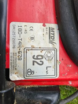 Predám MTD elektrickú kosačku - 7