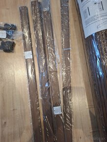 OBOJSTRANNÁ PVC ROHOŽ, BALKOVÁ 2ks V-1m x D-5 m, hnedá - 7