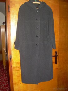 dámská kožená delší bunda (krátký kabát) -XL - 7