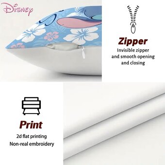 2 x OBLIEČKA NA VANKÚŠ STITCH…NOVE - 7