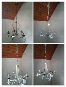 Predam pät ramenne kovove lustre - 7