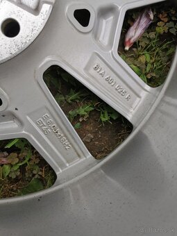 Originál elektrony strieborná perleť AUDI 5x112 R18 8J ET45 - 7