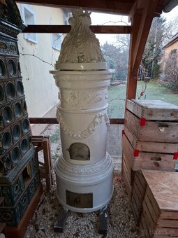 Kachlova pec starozitná - 7