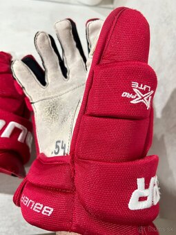 ✅ TOP RUKAVICE BAUER VAPOR 1 X PRO LITE č. 14 - 36 CM - RED✅ - 7