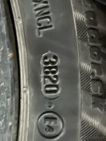 4x Plechové disky R15 5x100 + zimné pneumatiky 185/55 R15 - 7