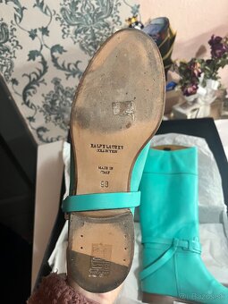 💎 Vzácna príležitosť Ralph Lauren Purple Label Sage čižmy - 7