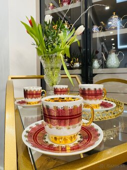 Retro šálky z luxusnej edície  Chodov ČSSR ako nové - 7