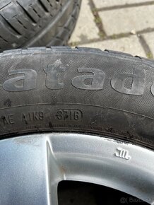 Predám sadu 4 letných kolies Škoda Octavia2 - 7