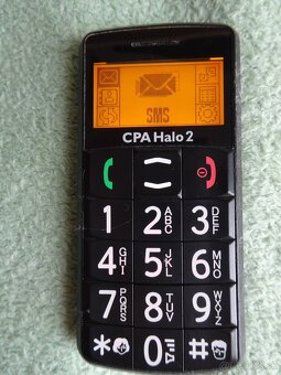 Predám seniorský mobil CPA HALO 2 s nabíjačkou - 7