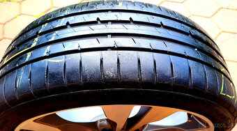alu R18 5x112, bicolor, orig. Mercedes CLA + B, letné pneu - 7