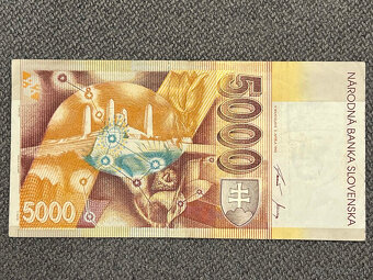 Slovenské bankovky 5000 SK - 7