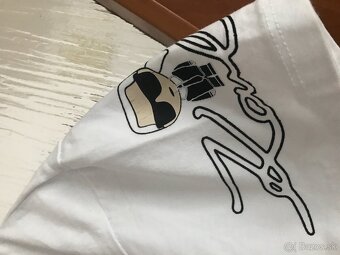 NOVÉ KARL LAGERFELD gliter damske tricko L - 7