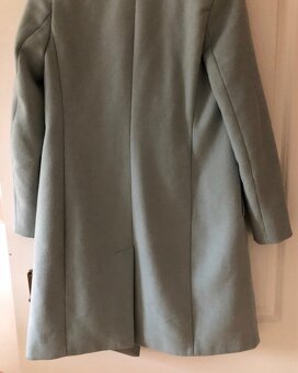 ——-Bledomodrý vlnený kabát Reserved, XS/34, 9.50 E—- - 7