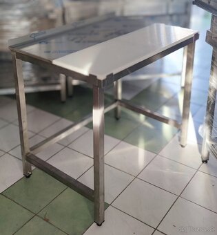 Kuchynské gastro stôl, rozrábkový, stoly s policou - 7