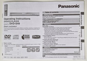 DVD/CD prehrávač Panasonic DVD-S49 - 7