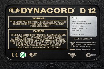 Dynacord D-12,Zeck ptv 1500 - 7