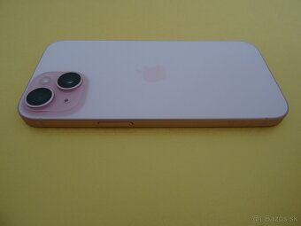 iPhone 15 128GB PINK - ZÁRUKA 1 ROK - PERFEKTNY STAV - 7