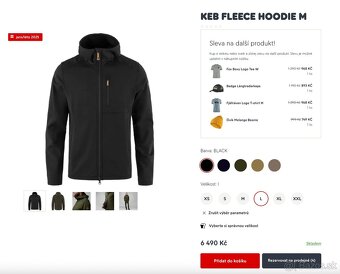 Outdoorová merino mikina Fjallraven Keb Fleece Jacket M sivá - 7
