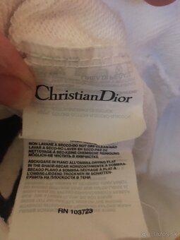 CHRISTIAN DIOR white damska mikinka M/L - 7