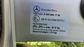 Atera Mercedes Benz skladací nosič 2 bicykle - 7