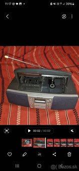 Sony STEREO prenosné rádio Boombox 230v sieť aj Baterky - 7