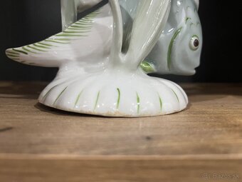 Retro soška Royal Dux skaláre Československý porcelán - 7