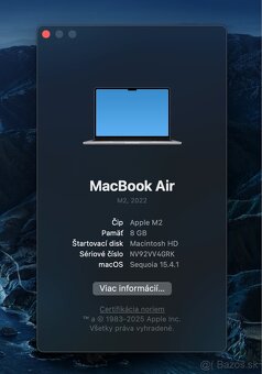 MacBook Air 13” M2 8/256 GB - 7