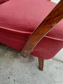 Predám pekné červené kreslá - 7