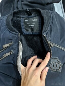 NOVA Philipp Plein panska logivana zimna bunda s kamienkami - 7