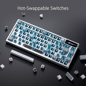 P: ASUS ROG AZOTH Moonlight White (ROG NX Snow / PBT) – US - 7