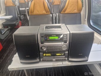 Prenosné rádio veža AIWA 230v 12v Autoberia aj Baterky - 7