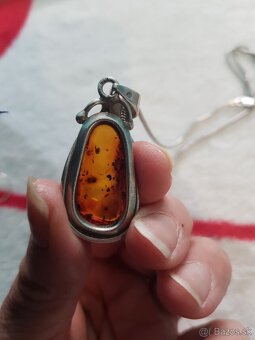 Strieborna jantarova suprava - 7