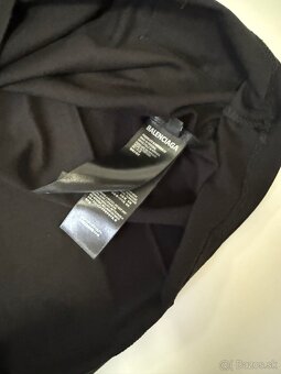Balenciaga, čierne tričko L - 7