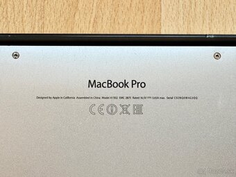 MacBook Pro 13", Výdrž batérie 5 hod. - 7