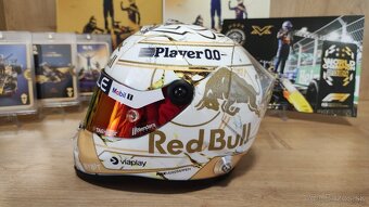 Max Verstappen - Majstrovská helma + podpis karta - 7