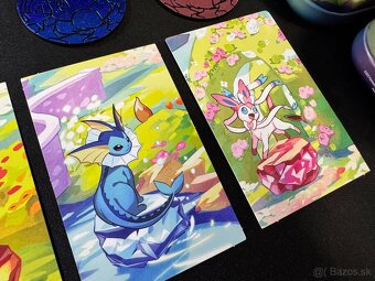 Prismatic Evolutions - 8x Mini Tins + 8x Mince + 8x Art - 7