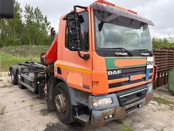 DAF CF 75.360 / HÁKOVÝ NAŤAHOVÁK + HYDRAULICKÁ RUKA / KRAN - 7