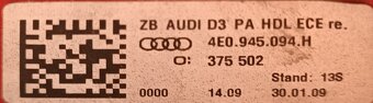 Audi A8 D3 facelift zadné svetlá(komplet set) - 7
