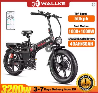 Wallke H9 AWD - 3200W dual motor - 7